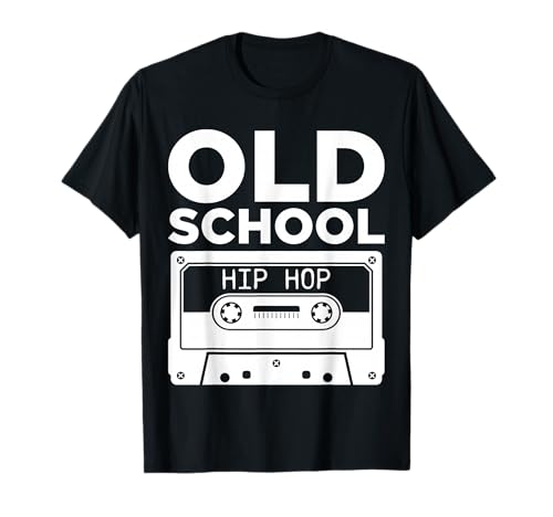 De la vieja escuela Hip Hop Cassette Cinta Rap Music Love Camiseta