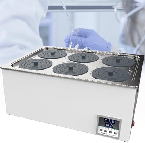 Electric Heating Thermostatic Lab Water Bath with Precise Temperature Control and Timing Function for Laboratory and Research Use