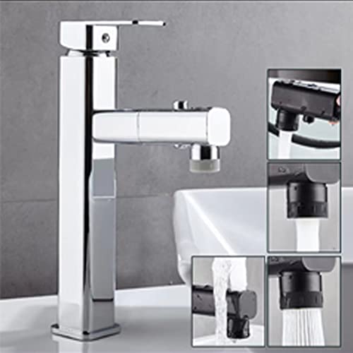 Mitigeur de lavabo de cuisine douchette évier à levier unique