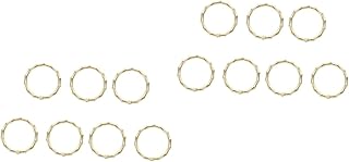 NOLITOY Argolas 14 Pçs Anel De Clipes Fichário Folha Solta Caderno Livro Fichário Caderno Encadernação Espinhos Folha Solta Fichário Ferramenta Ligação Fichário Clipe Círculo Cartão De