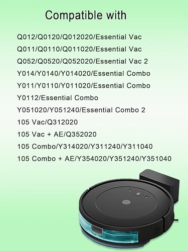 Miniatura 2 de E-Hao 9 Piezas De Reemplazo De Filtro De Paquete Para La Serie Esencial De Irobot Roomba, Filtro Para 105 Vac, 105 Combo, Q0120, Q0110, Q0520, Y0140, Y0110, Y01120, Y051020, Vac Y Combo Esenciales