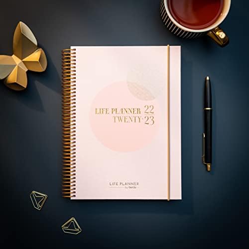 Burde Academic Diary 2022 2023 | Life Planner Pink | Week to View | 1 August 2022 to 27 August 2023 | Weekly | School | Mid-Year