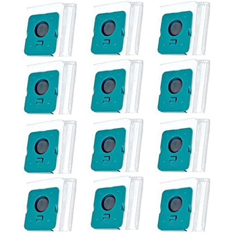 12 Pack VCA-ADB953 Dust Bags Compatible with SAMSUNG BESPOKE Jet Cordless Stick Vacuum Cleaner, Large Capacity Disposable Replacement Bags, All in One Clean Station Accessories Set Cover