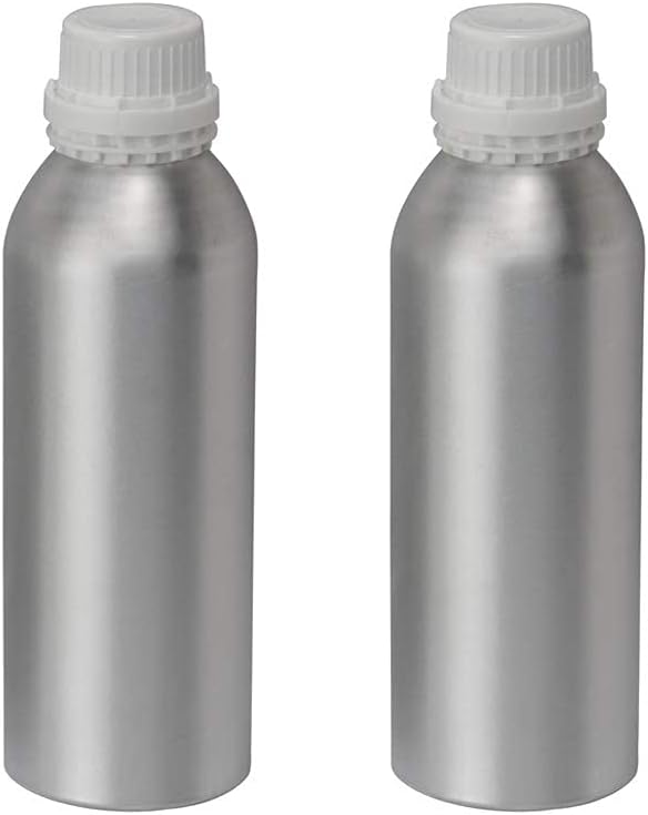 B-LOYAL Multipurpose Anodized Aluminum Empty Bottle | 50 ML (Pack of 4) | Lightweight & Durable Container | Leak-Resistant Screw Cap | For Storage, Travel & Packaging Use