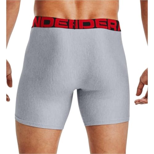 Under Armour mens Tech 6in 2 Pack Boxer Shorts