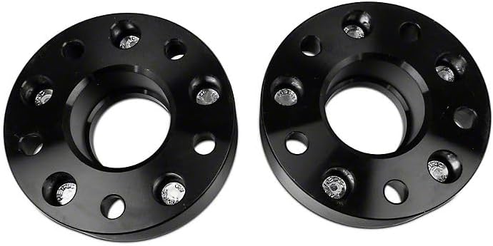 Mammoth 1.75-Inch Billet Wheel Spacers; Black Compatible For 18-25 Jeep Wrangler JL