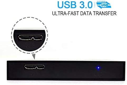 HWAYO 2.5'' HDD 1TB Ultra Slim Portable External Hard Drive USB3.0 Storage for Xbox One Console, PC, Laptop, MacBook (Silver) - 4