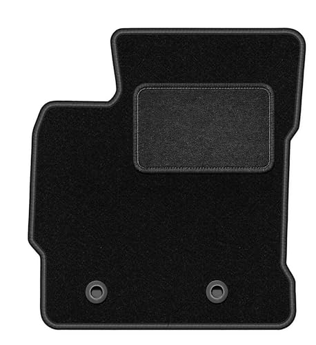 Wielganizator Tapis de Sol Noir pour Toyota Auris II Hybrid Hatchback, Break (2012-2018) - Tapis de Sol côté conducteur - Tapis de Voiture en Velours