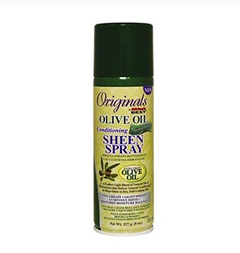 Africa's Best Extra Virgin Olive Oil Conditioning Sheen Spray - 8 oz