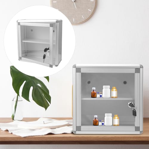 Caja para medicamentos en el coche y hogar con soporte de pared estable 8
