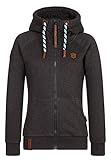  Damen Kapuzenjacke Naketano Brazzo Jeck Kapuzenjacke, Anthracite Melange, Gr. S