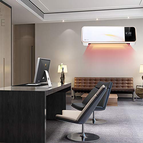 Ventilatorkachel met elektrische ventilatorkachel, 3000 W, PTC keramische ventilatorkachel voor thuis, led-display met instelbare thermostaat, met timer en afstandsbediening - Afbeelding 5