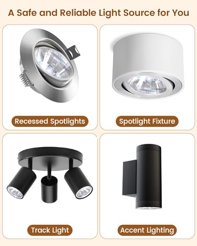 DoRight 35W MR11 Halogen Light Bulbs 12V, Dimmable GU4 Bi-Pin Halogen Spot Lamp with Glass Cover - Image 3