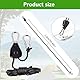 4 Stück Seil Ratsche mit Haken 1/8 Zoll Einstellbarer Hochleistungs Seilclip Aufhänger 150lb, Ratsche Seilratsche, einstellbare Wachsen Licht Ratchet Seil, Aufhänger Rope Ratchet, Nylon, Schwarz