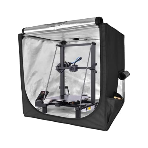 Longer 3D Drucker Gehäuse – Feuersicher, Staubdicht & Temperaturkonstant (73x76x72 cm) – Aus PVC-beschichtetem Polyester – Kompatibel mit 99% Aller 3D-Drucker