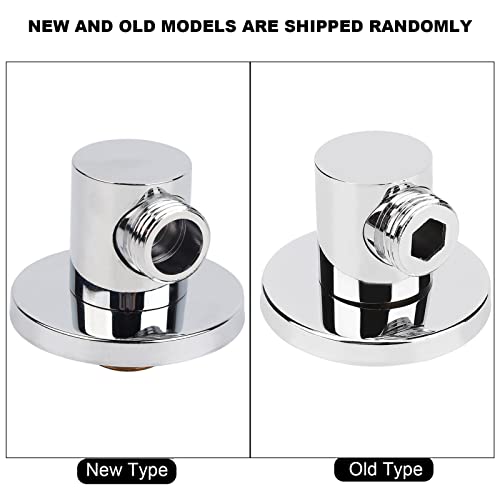 G1/2In Shower Wall Mount, Brass Wall Mounted Shower Hose Handheld Showerheads And Bath Nozzles, Connector Wall Elbow Shower Elbow, Bathroom Accessories Household #TOP4
