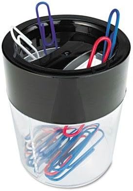 Universel magnétique Clip Distributeur, deux compartiments, plastique, 2 1/2 x 2