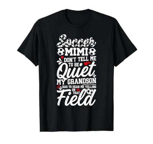 Soccer Mimi Funny Grandma Mimi of A Soccer Player Mimi T-Shirt