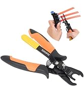 PLATATO Push to Connect Fittings Disconnect Tool Air Line Removal Tool for 3/8”, 1/2” (10-12mm) P...