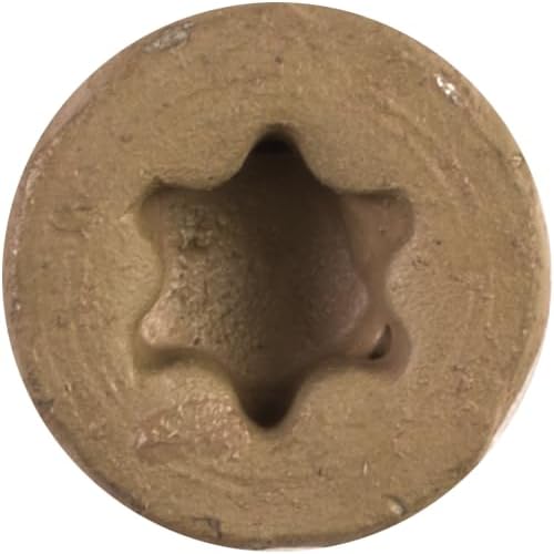 Simpson Strong-Tie DSVT2S Deck-Drive DSV Wood Screw (Collated) #10 x 2 in. T25 6-Lobe, Tan (1500-Qty)