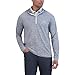 Produktbild Ben Sherman Herren-Kapuzenpullover mit Viertelreißverschluss, leicht, lässig, Arbeit, Golf, Alltag, True Grey, L