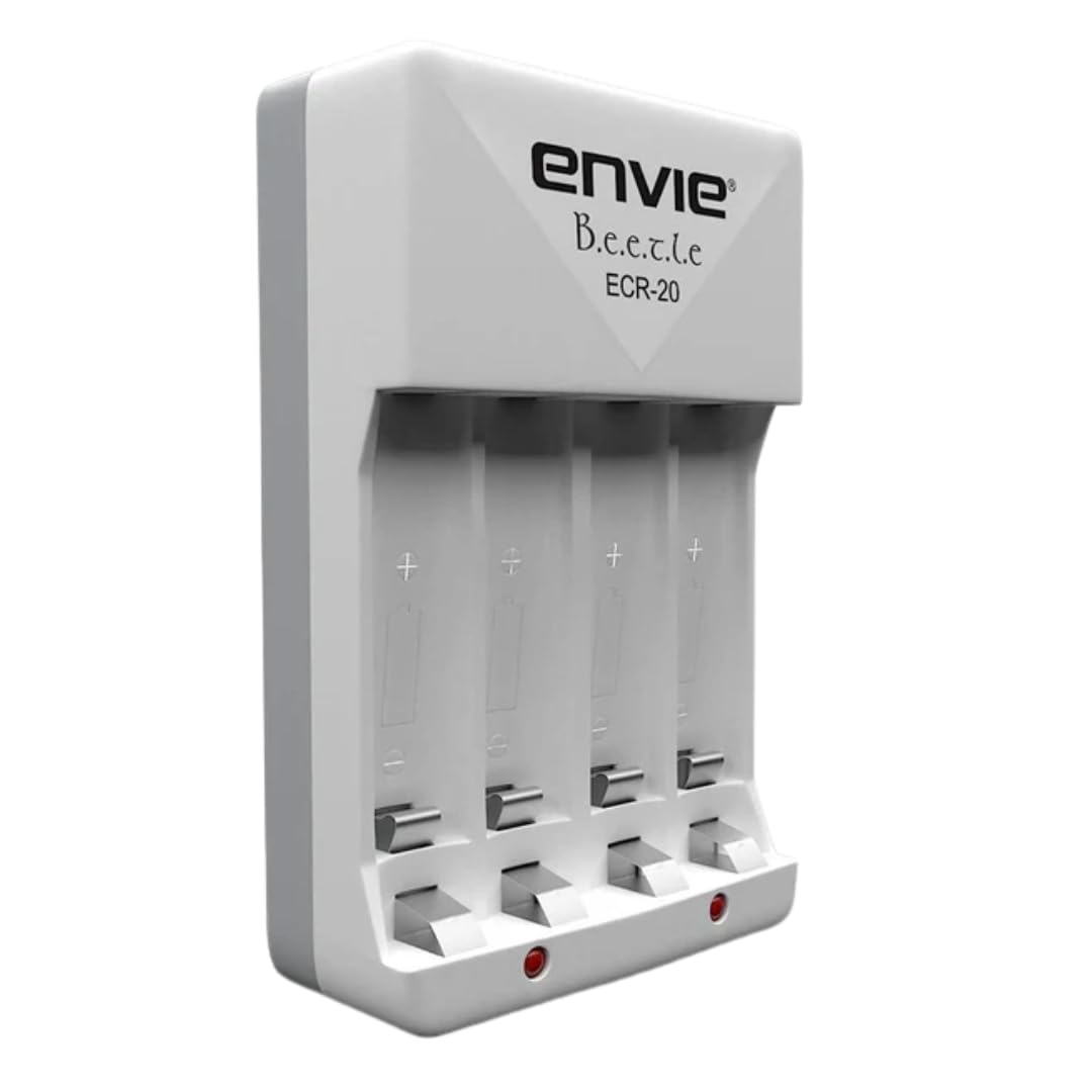 Rechargeable AA Battery Charger Combo | 1000mAh Ni-Cd Rechargeable AA Batteries + Beetle ECR-20 Charger | Ideal for Toys, Remotes, Clocks, Mouse & Household Devices (Charger Only)-image-43