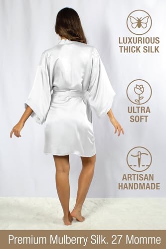 Image of Tara Sartoria Luxury Artisan Silk Kimono Robe for Women, Short, Washable, XS-4XL, Oprah Daily 2025