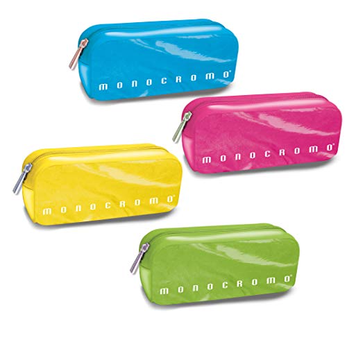 Pigna Pencil Case Monokromo Effect Green, Piccolo - Image 2
