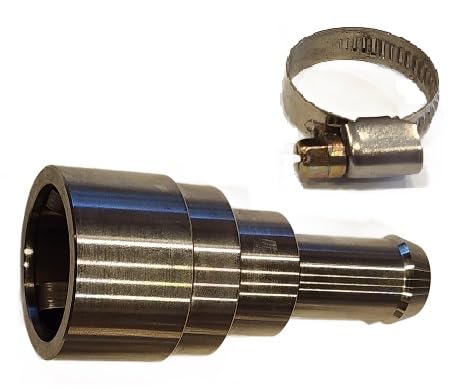 UPGRADED STAINLESS STEEL Heater Core Coolant Hose Connector FITS: 1998-2014 Chevrolet Silverado/GMC Sierra 1500 2500 3500 Tahoe Suburban Cadillac Escalade Yukon Avalanche Express/Savana 2500 3500 4500