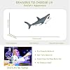 Megalodon Shark Figurine Prehistoric Movable Mouth Large Shark Toys Deep Sea Creature Ocean Animal Model for Kids Bath Toy Cake Topper
