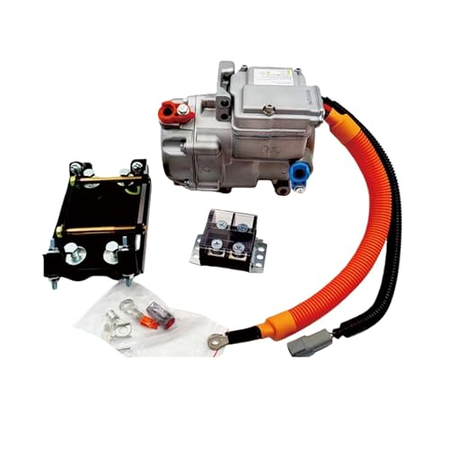 Compresor de aire acondicionado eléctrico 12V 14cc para coche y autobús 4