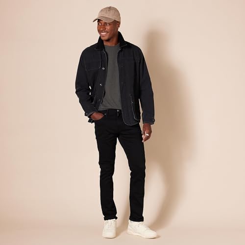 Amazon Essentials Men's Skinny-Fit Stretch Jean, Black, 30W x 32L - 3