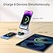 5 in 1 Wireless Charging Station with 10000mAh Power Bank Digital Display, 20W Magnetic Fast Charger Station with Stand Compatible with iPhone 16/15/14/13/12 All Series & AirPods & iWatch