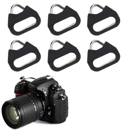 UENXRXE 3 Paia Tracolla macchina fotografica Camera Strap Gancio Anello Triangolare Tracolla Fotocamera Cinghia Macchina Fotografica Gancio Triangolare Forma Triangolare in Acciaio Inox