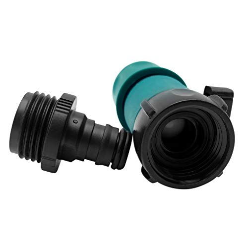 Plastic Garden Hose Quick Connect With Shutoff Valve Set Male And Female, 3/4” Quick Connectors With Valve For Water Hose Coupling, Quick Release Kit Hose Fittings And Adapters (5 Sets/ 10 Pc) #TOP4