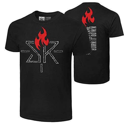 WWE Authentic Wear Seth Rollins Ignite The Will T-Shirt Black Small