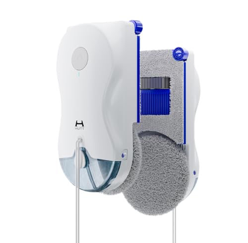 HUTT 10 Fensterputzroboter – Automatischer Fensterreiniger mit intelligenter Routenplanung, 6500Pa Saugleistung & Absturzsicherung – Fensterroboter für Glas, Spiegel, Fliesen & Duschkabinen