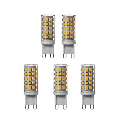 G9 LED 3W AC DC 12-24V �g�E�����R�V�d�� �����P�x 200-230LM 360° �r�[���p �Z���~�b�N �V�����f���A �e�[�u�������v�p (5�p�b�N)(White)