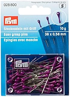 Prym Grasp Pins, Metal, Purple, 9.3 x 6.7 x 1.5 cm