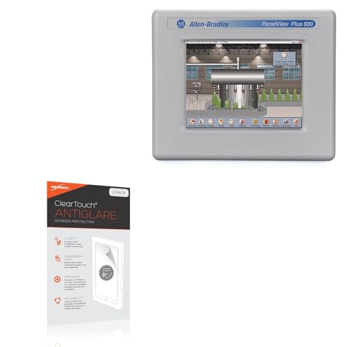 BoxWave Screen Protector Compatible with Allen Bradley PanelView Plus 6 600 - ClearTouch Anti-Glare (2-Pack), Anti-Fingerprint Matte Film Skin