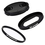 KIWIFOTOS Anello Adattatore Filtro e Accessorio Tappo Obiettivo per Sony RX100 VI RX100 VII RX100M6 RX100M7 ZV-1II ZV-1 per Canon G5X Mark II Fotocamera