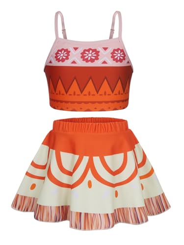 COTRIO Bathing Suit for Girls Princess Adventure Swimsuit Toddler Baby 2 Piece Bikini Sets Swimwear Swimming Suits - Main Image