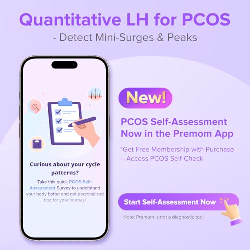 Image of Premom Quantitative Ovulation Predictor Kit:40 Ovulation Tests + 10 Pregnancy Tests - Advanced Ovulation Test Strips Combo 40LH+10HCG Test