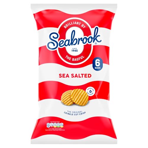 Seabrook Sea Salt Crisps 6 x 25