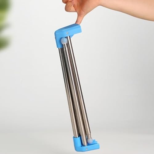 BRAVECOW Portable Clothes Rail Retractable Folding Laundry Garment Rack Foldable Clothes Drying Hanger Stand Floor Balcony Home Travel Indoor Outdoor - Image 6