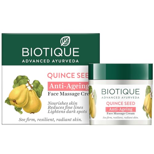 Biotique Quince Seed Nourishing Face Massage Cream 50 gm /1.69 Oz I Normal To Dry Skin