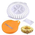 Microwave Potato Chip Maker - Potato Chips Tray, Homemade Fruit Chip Slicer, Snack Chips Rack | Easy Microwave Set, Crisp Potato Chips Maker, Kitchen Accessory, Healthy Snack Preparation, Food