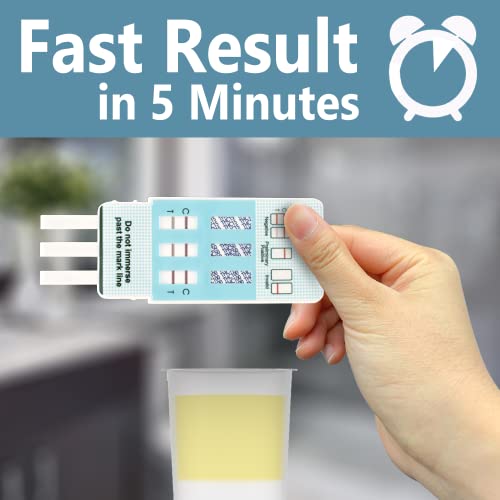 Prime Screen Marijuana (Thc) Multi Level Home Urine Test Kit-Highly Sensitive Thc 3 Level Drug Test Kit- Detecting Any Form Of Thc Cannabis Test At 15 Ng/Ml, 50 Ng/Ml, And 100 Ng/Ml - [5 Pack] #TOP4