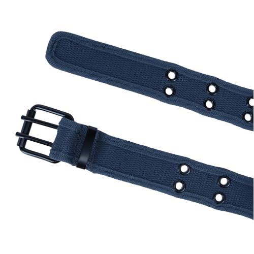 CTM Kids 2 Hole Roller Buckle Canvas Belt2