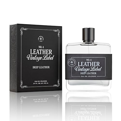 Tru Fragrance Beauty No. 4 Leather Vintage Label Deep Leather